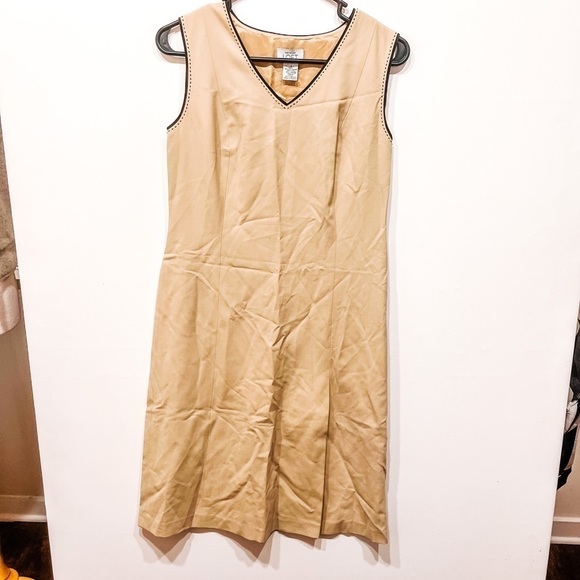Ann Taylor Loft Stitched Dress SZ-2 - Picture 1 of 11